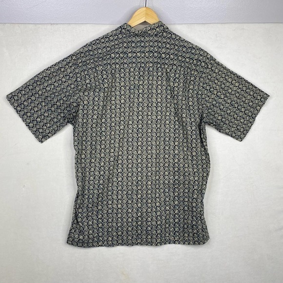 Vintage Tori Richard Honolulu Lawn Cotton Green Tropical Fish Button Up Shirt-XL - Picture 4 of 5